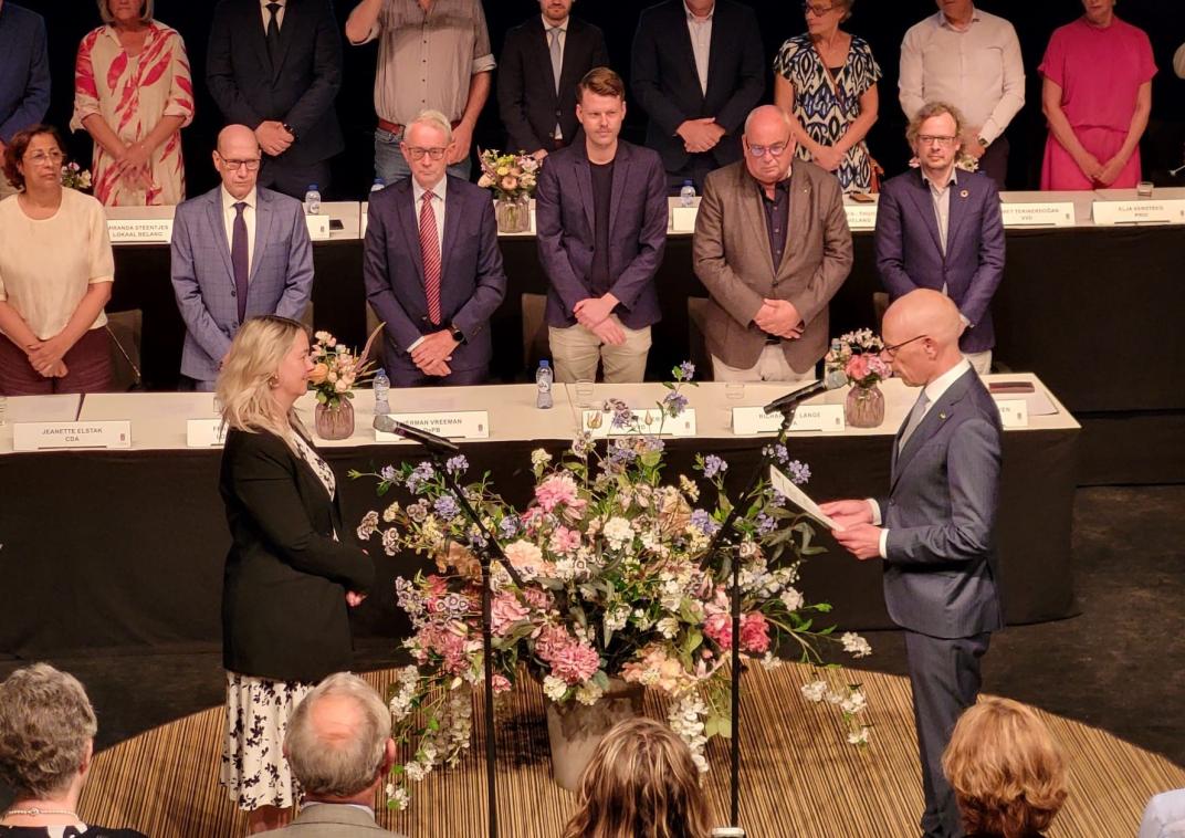 Burgemeester Laura Werger geïnstalleerd