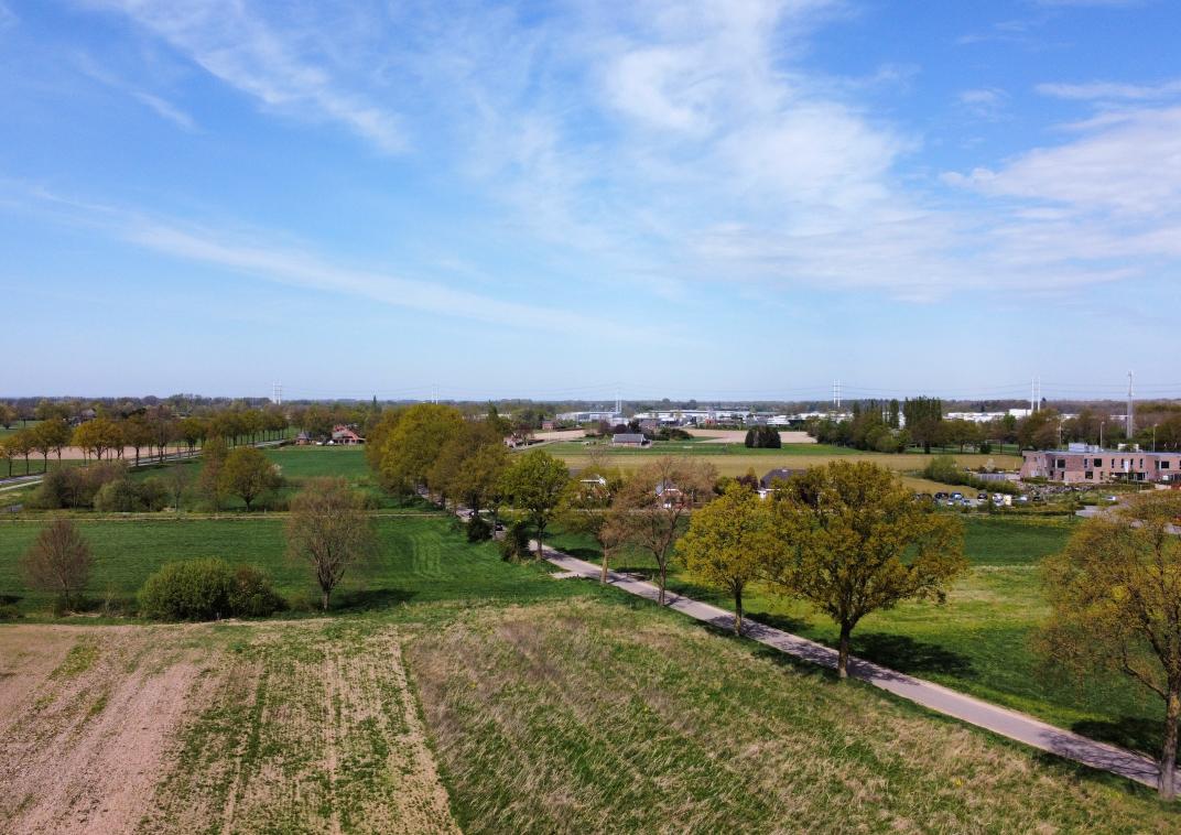 Luchtfoto: nieuwbouwproject Biezenakker