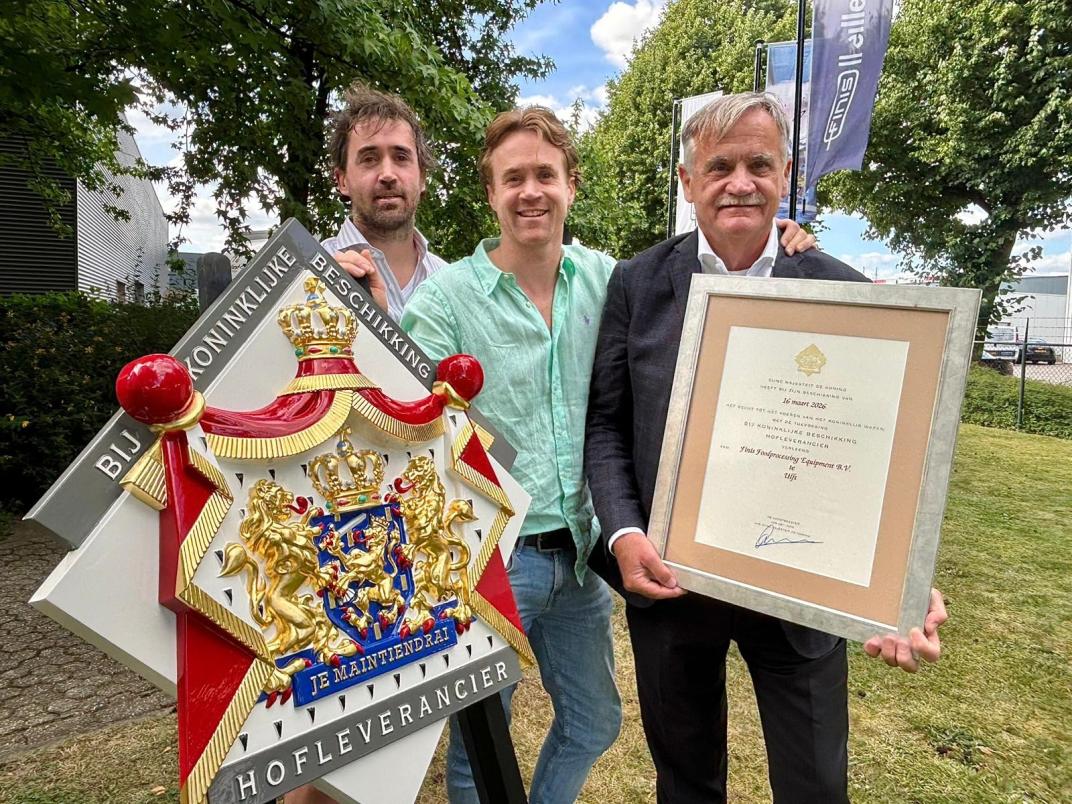 Wouter, Bastiaan en vader Ton van Raaij vormen de directie van Finis