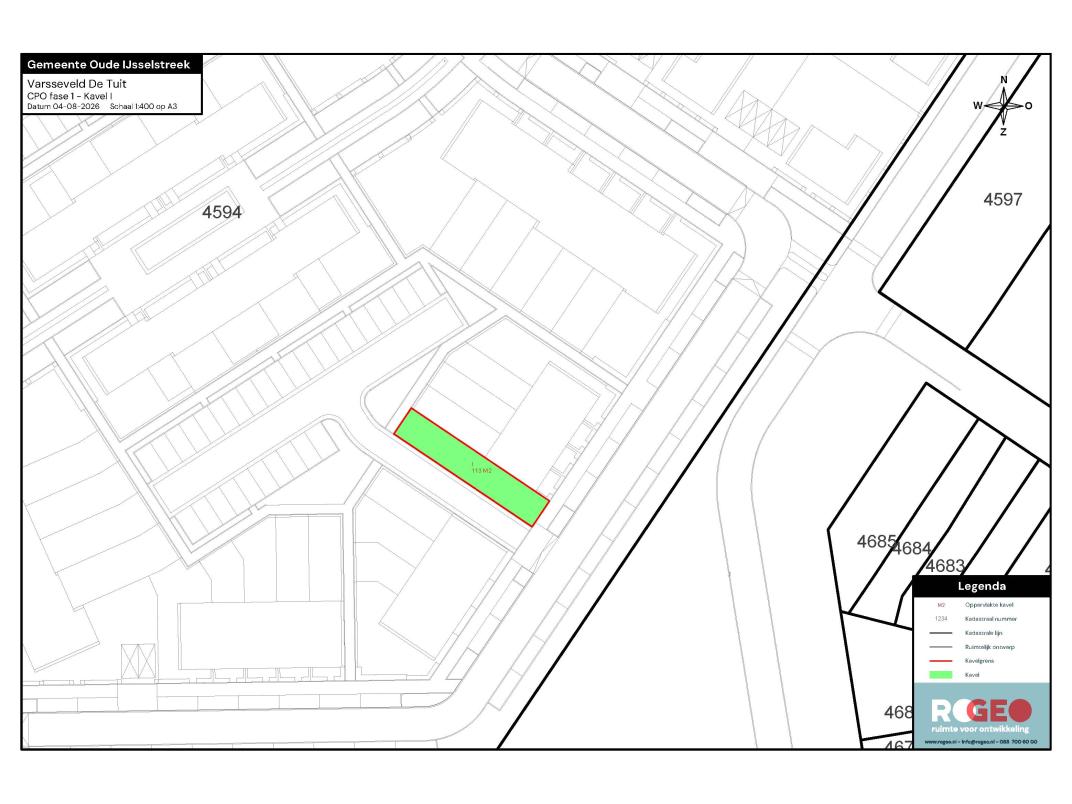 Fase 1 - Verkaveling kavel I