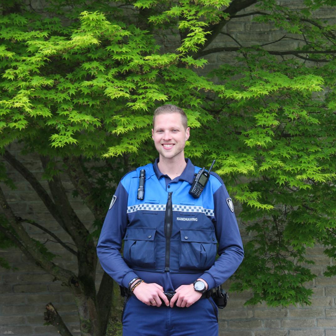 Portretfoto: handhaver Jurgen Wubs