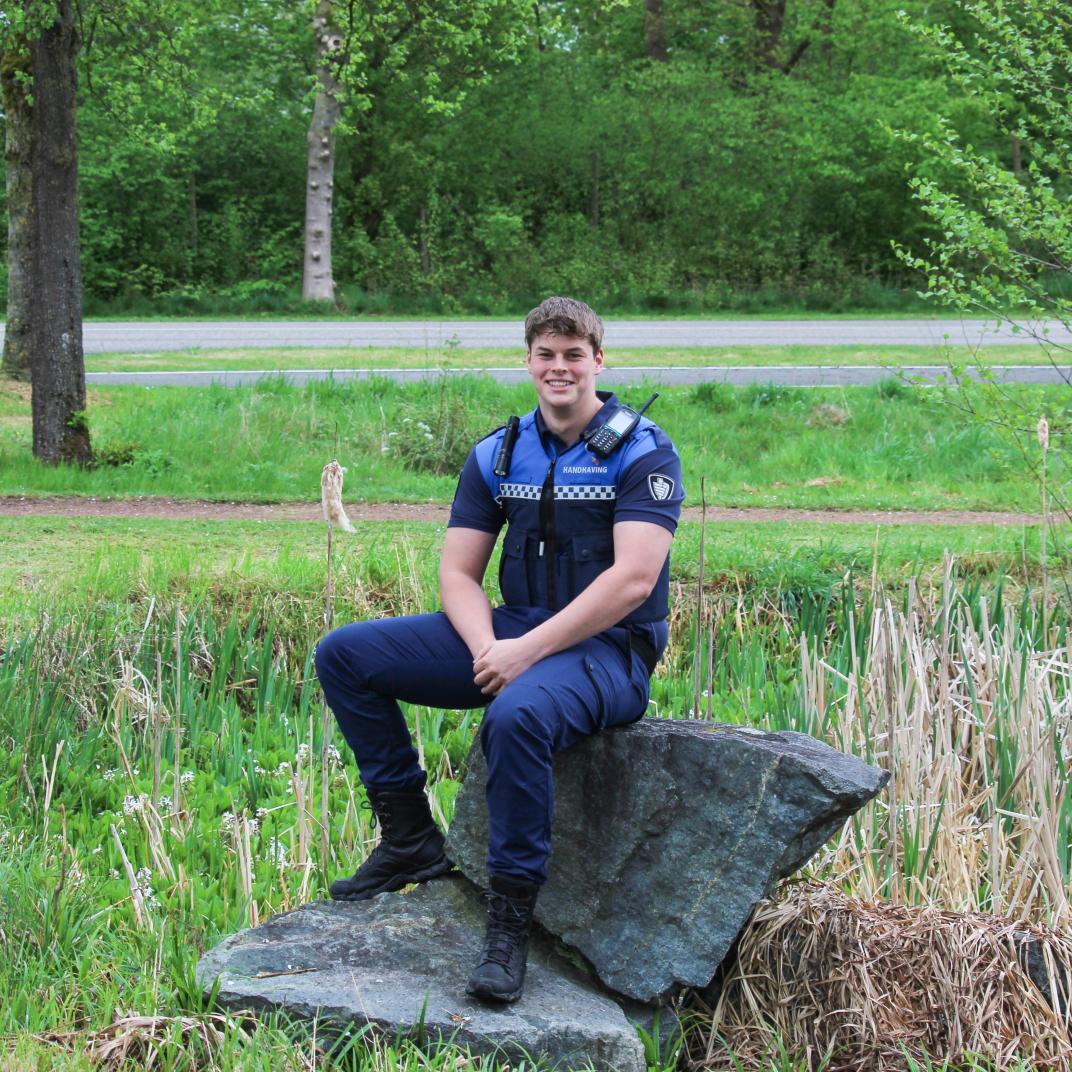 Portretfoto: handhaver Stef Dikschei