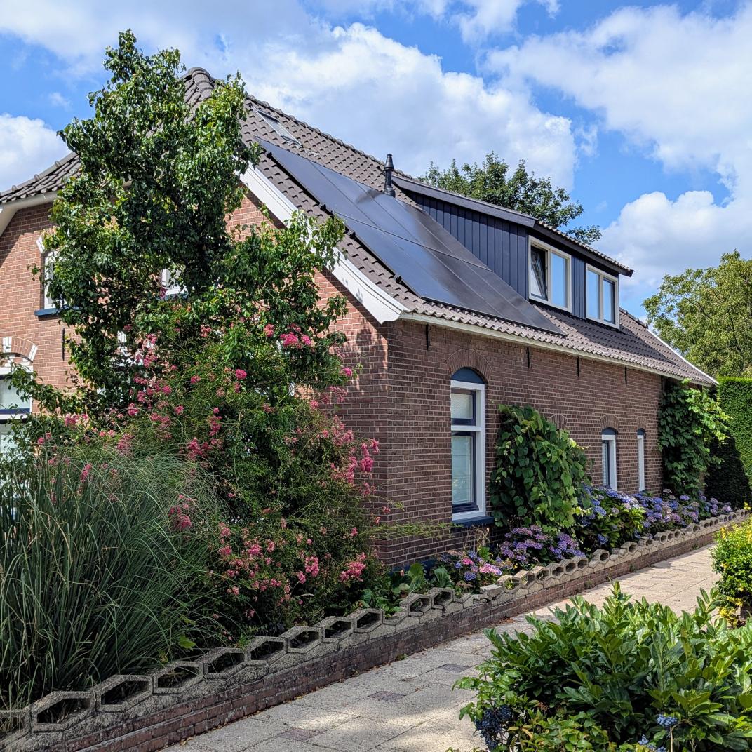 Zijaanzicht woning Berkenlaan 