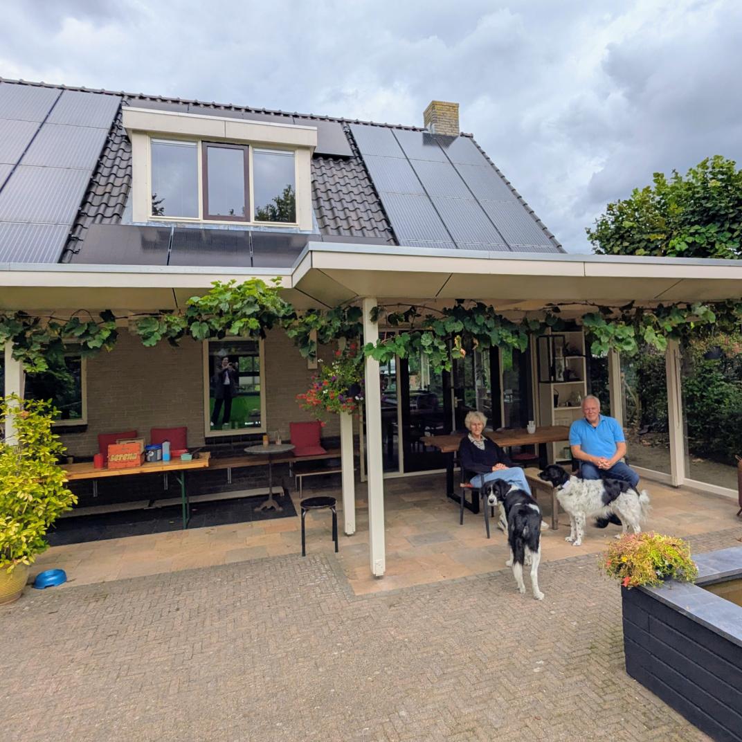 Achterzijde woning Berkenlaan