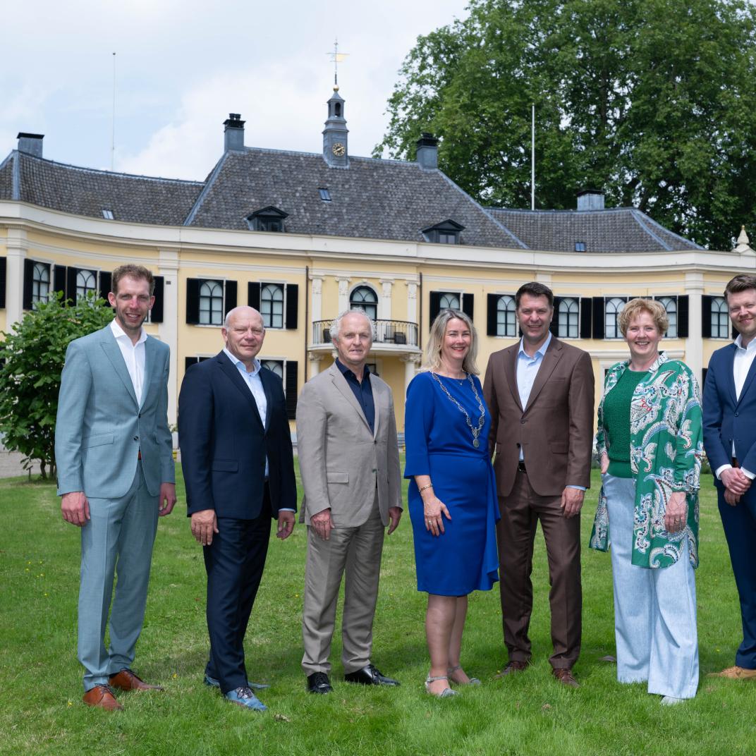 Leden van het college voor huis Landfort